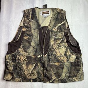 Gamehide Camo Hunting Vest Size 2XL with pockets and breathable mesh